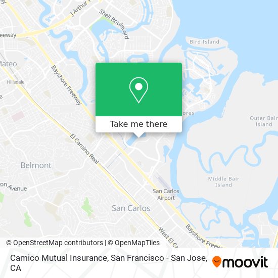 Mapa de Camico Mutual Insurance