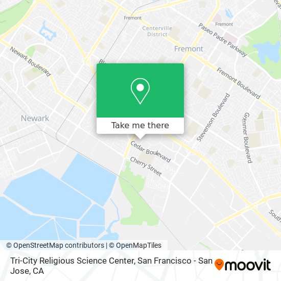 Mapa de Tri-City Religious Science Center