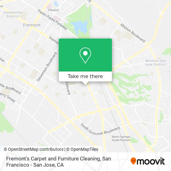 Mapa de Fremont's Carpet and Furniture Cleaning