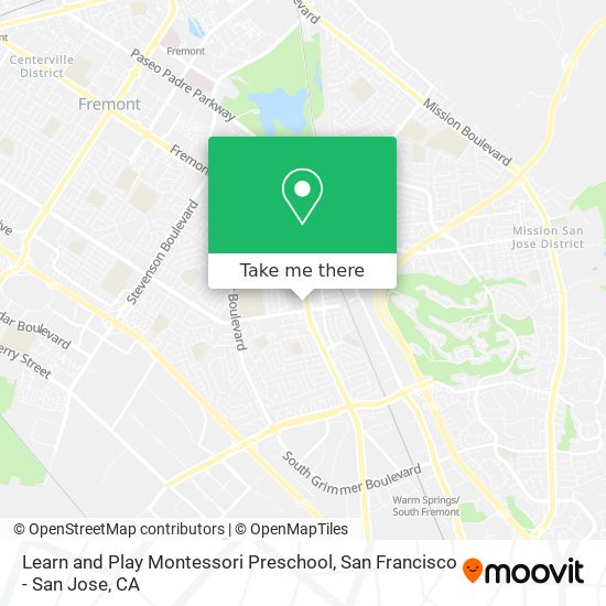 Mapa de Learn and Play Montessori Preschool
