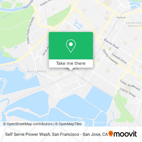 Self Serve Power Wash map