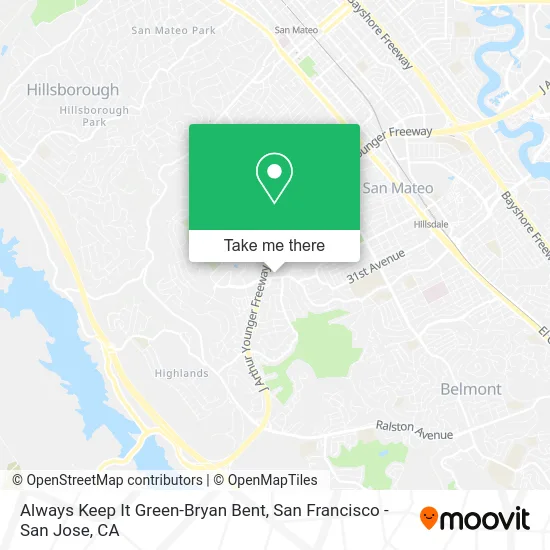 Always Keep It Green-Bryan Bent map