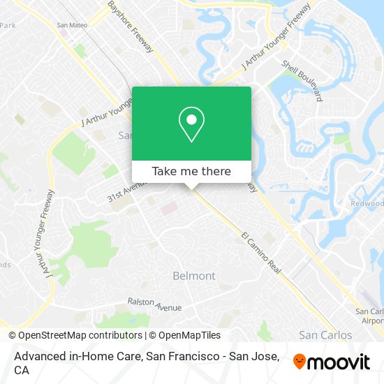 Advanced in-Home Care map