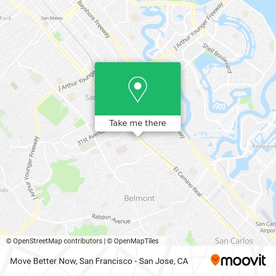 Move Better Now map