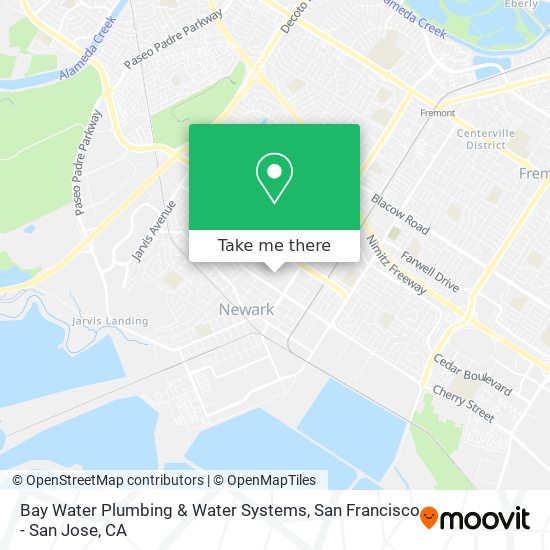 Bay Water Plumbing & Water Systems map