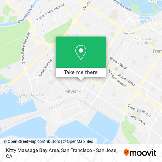 Mapa de Kitty Massage Bay Area