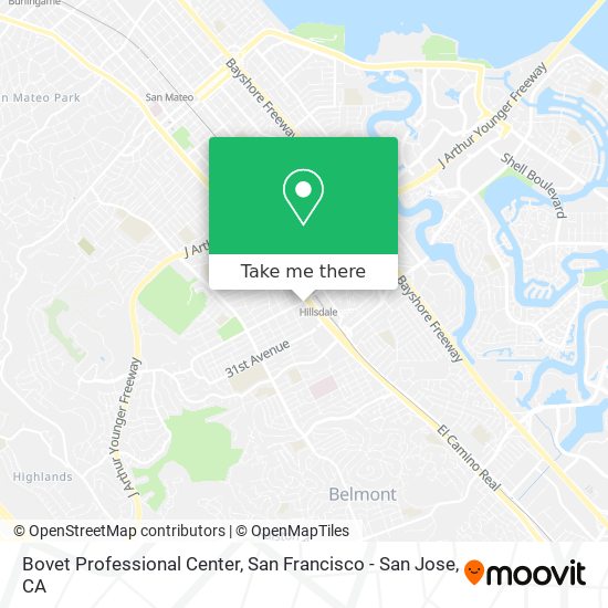 Mapa de Bovet Professional Center