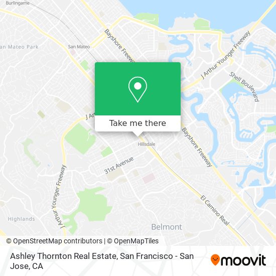 Mapa de Ashley Thornton Real Estate