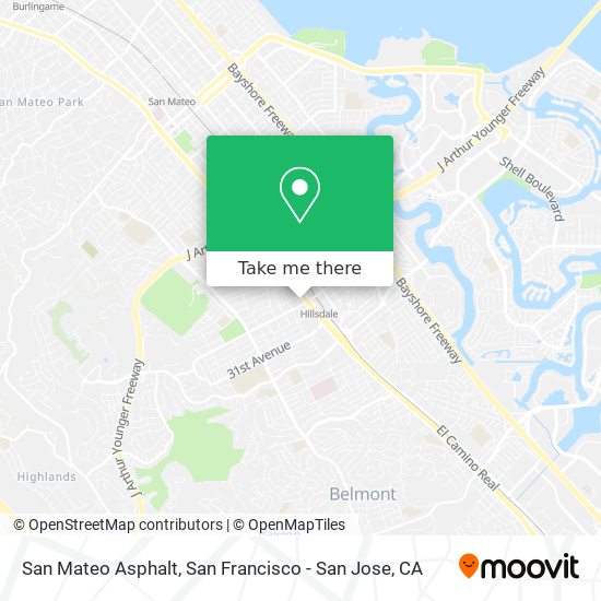 Mapa de San Mateo Asphalt