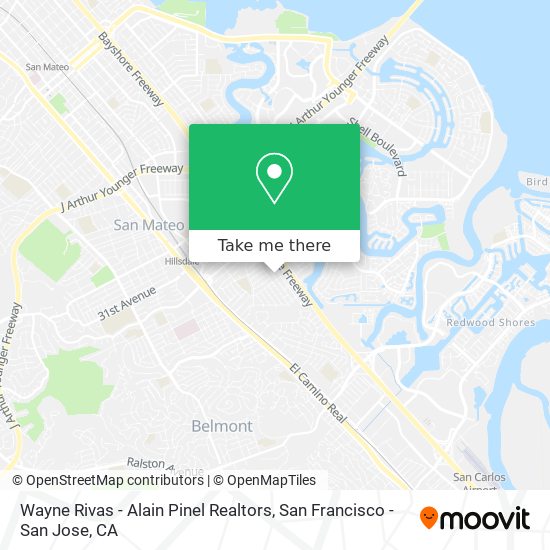 Mapa de Wayne Rivas - Alain Pinel Realtors