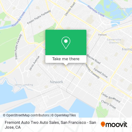 Mapa de Fremont Auto Two Auto Sales