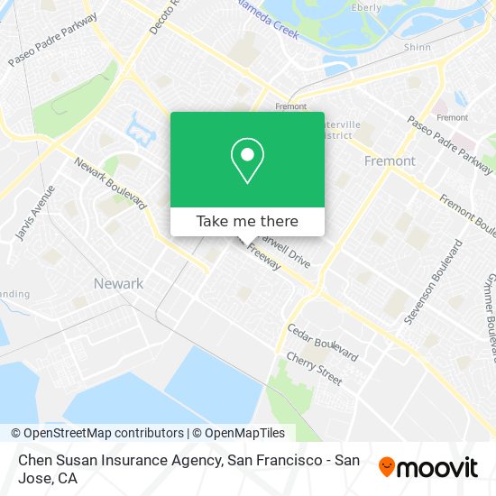 Mapa de Chen Susan Insurance Agency