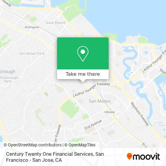 Century Twenty One Financial Services map