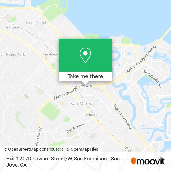Mapa de Exit 12C/Delaware Street/W