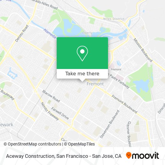 Aceway Construction map