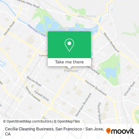 Mapa de Cecilia Cleaning Business