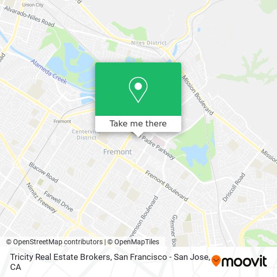 Mapa de Tricity Real Estate Brokers