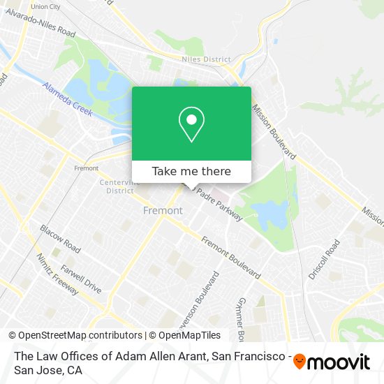 Mapa de The Law Offices of Adam Allen Arant