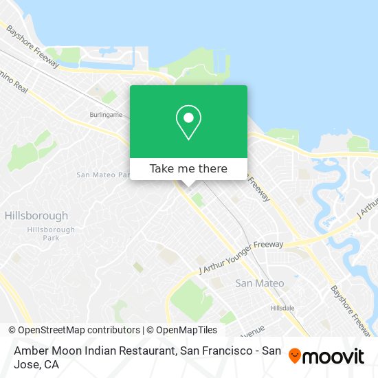 Amber Moon Indian Restaurant map