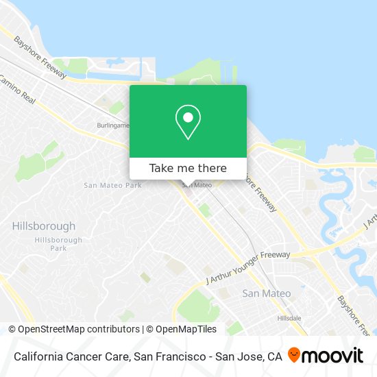 Mapa de California Cancer Care