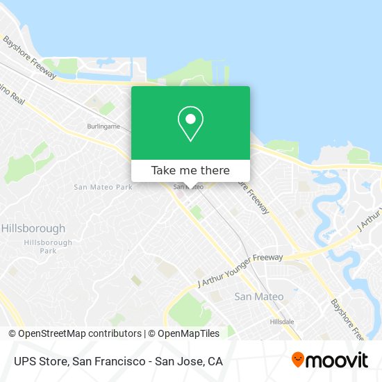 UPS Store map