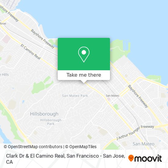 Mapa de Clark Dr & El Camino Real