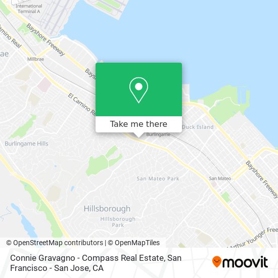 Mapa de Connie Gravagno - Compass Real Estate