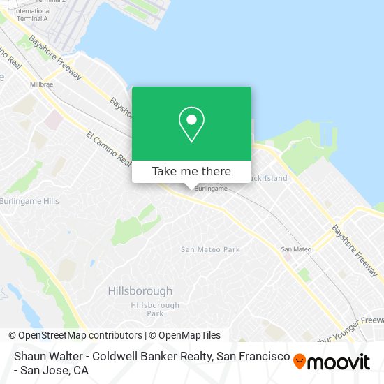 Mapa de Shaun Walter - Coldwell Banker Realty