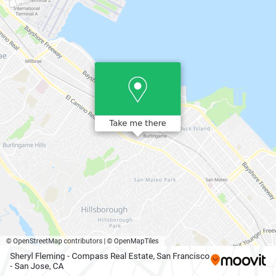 Sheryl Fleming - Compass Real Estate map