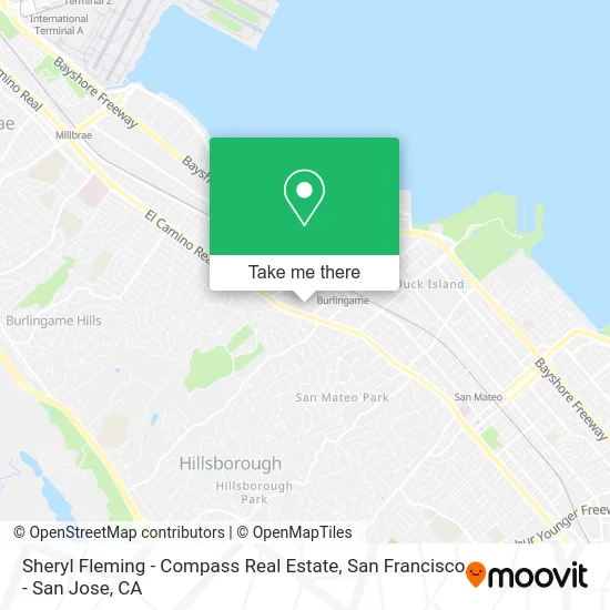 Sheryl Fleming - Compass Real Estate map