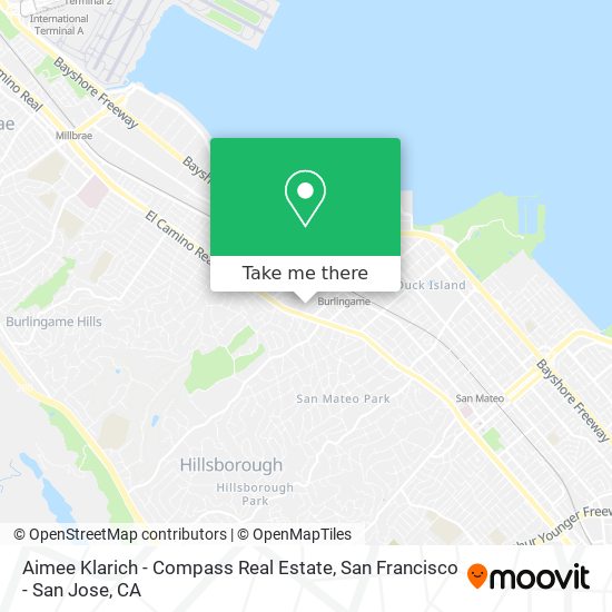 Aimee Klarich - Compass Real Estate map