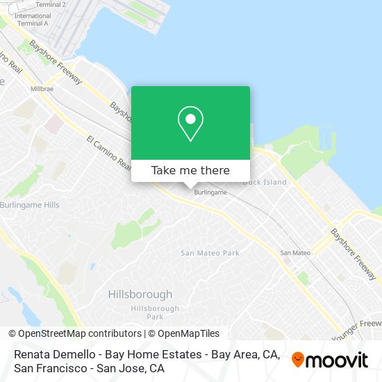 Renata Demello - Bay Home Estates - Bay Area, CA map