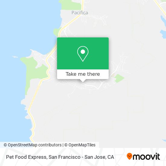 Pet Food Express map