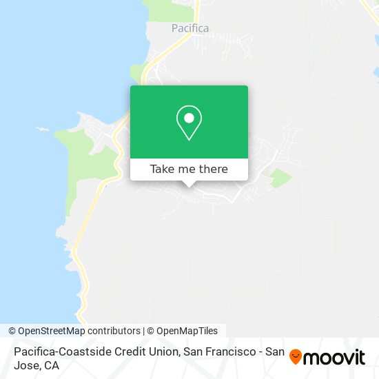 Pacifica-Coastside Credit Union map