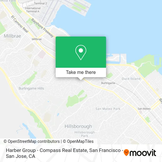 Harber Group - Compass Real Estate map