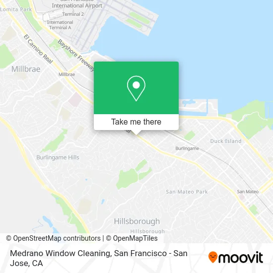 Medrano Window Cleaning map