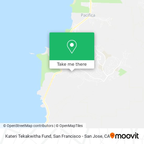 Mapa de Kateri Tekakwitha Fund
