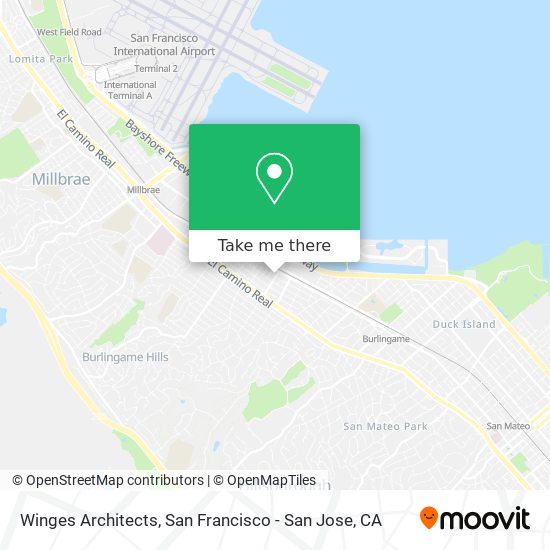 Winges Architects map