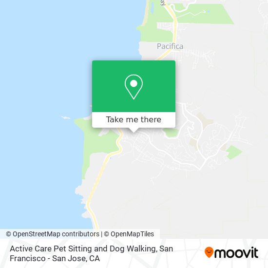 Mapa de Active Care Pet Sitting and Dog Walking