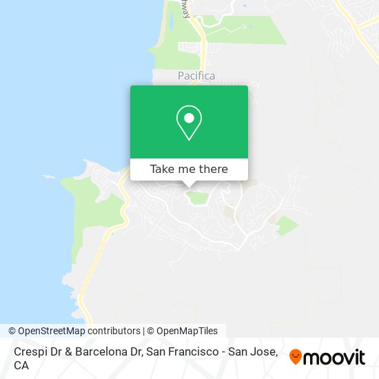 Mapa de Crespi Dr & Barcelona Dr