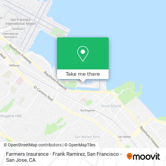 Farmers Insurance - Frank Ramirez map