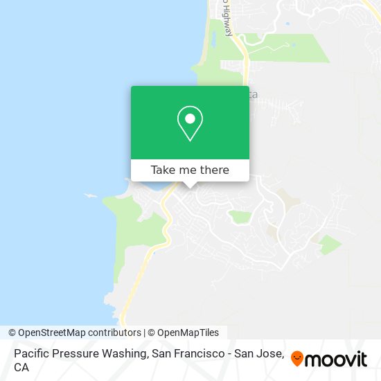 Pacific Pressure Washing map