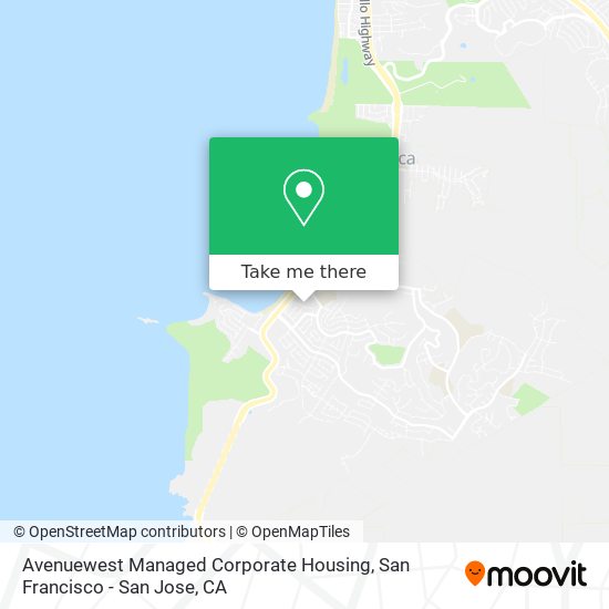 Mapa de Avenuewest Managed Corporate Housing