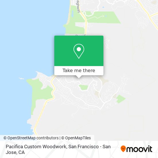 Pacifica Custom Woodwork map