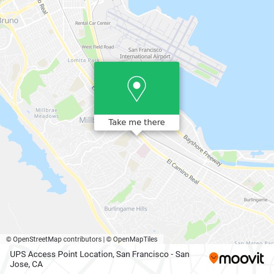 Mapa de UPS Access Point Location