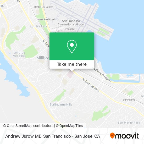 Andrew Jurow MD map