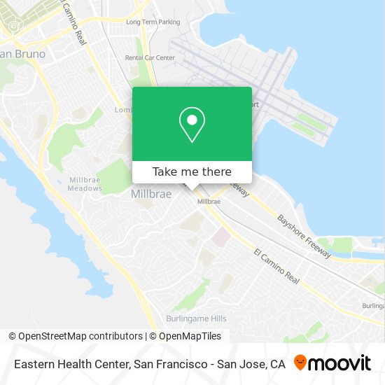 Eastern Health Center map