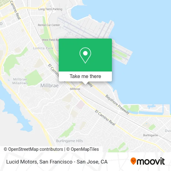 Mapa de Lucid Motors