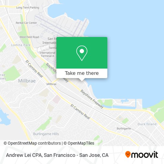 Andrew Lei CPA map