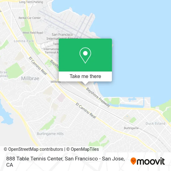 Mapa de 888 Table Tennis Center